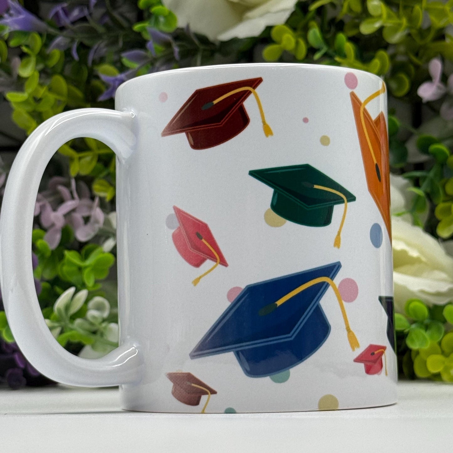 Graduation Caps Colourful 11oz Ceramic Mug