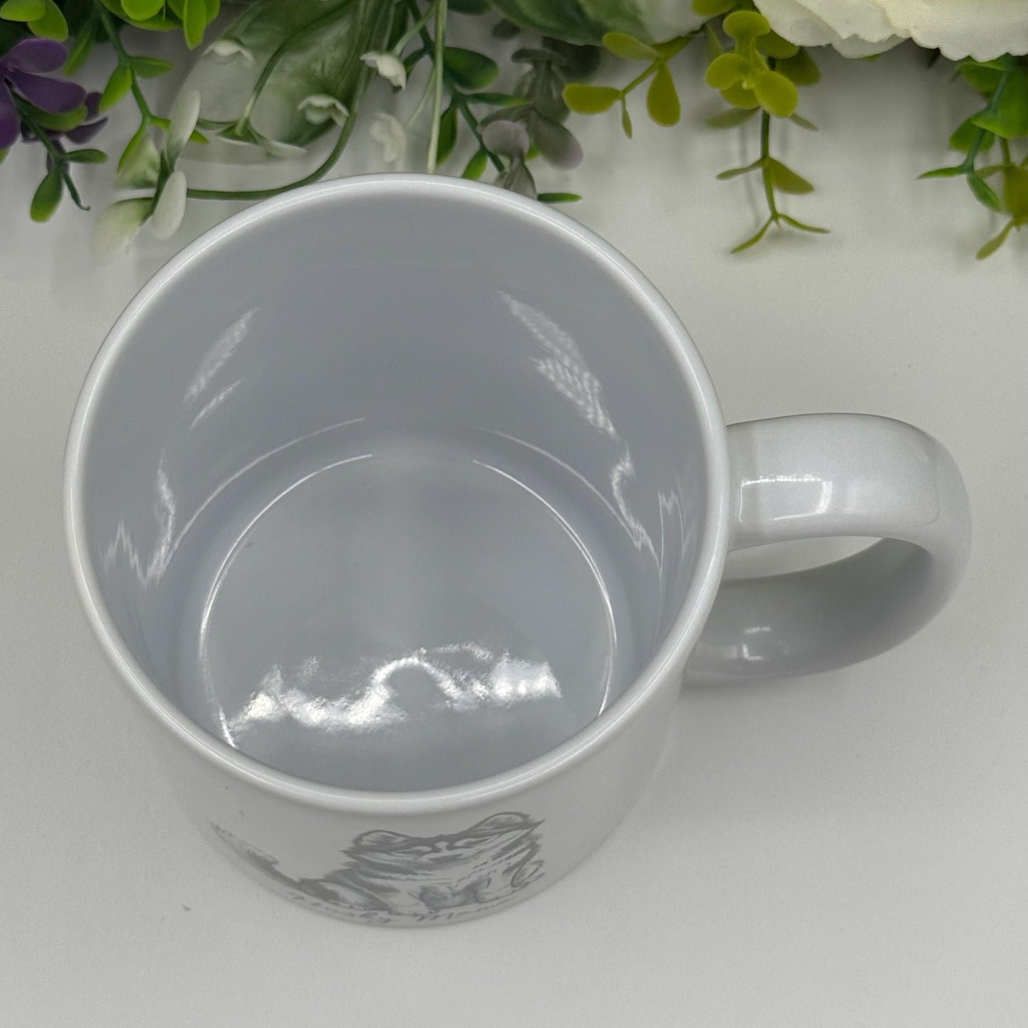 Husky Ceramic 11oz Dog Mug: Handmade Coffee Gift for Pet Lovers