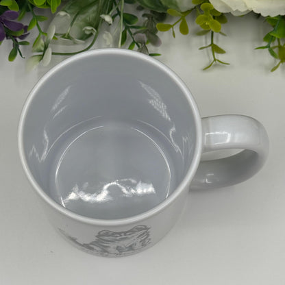 Husky Ceramic 11oz Dog Mug: Handmade Coffee Gift for Pet Lovers