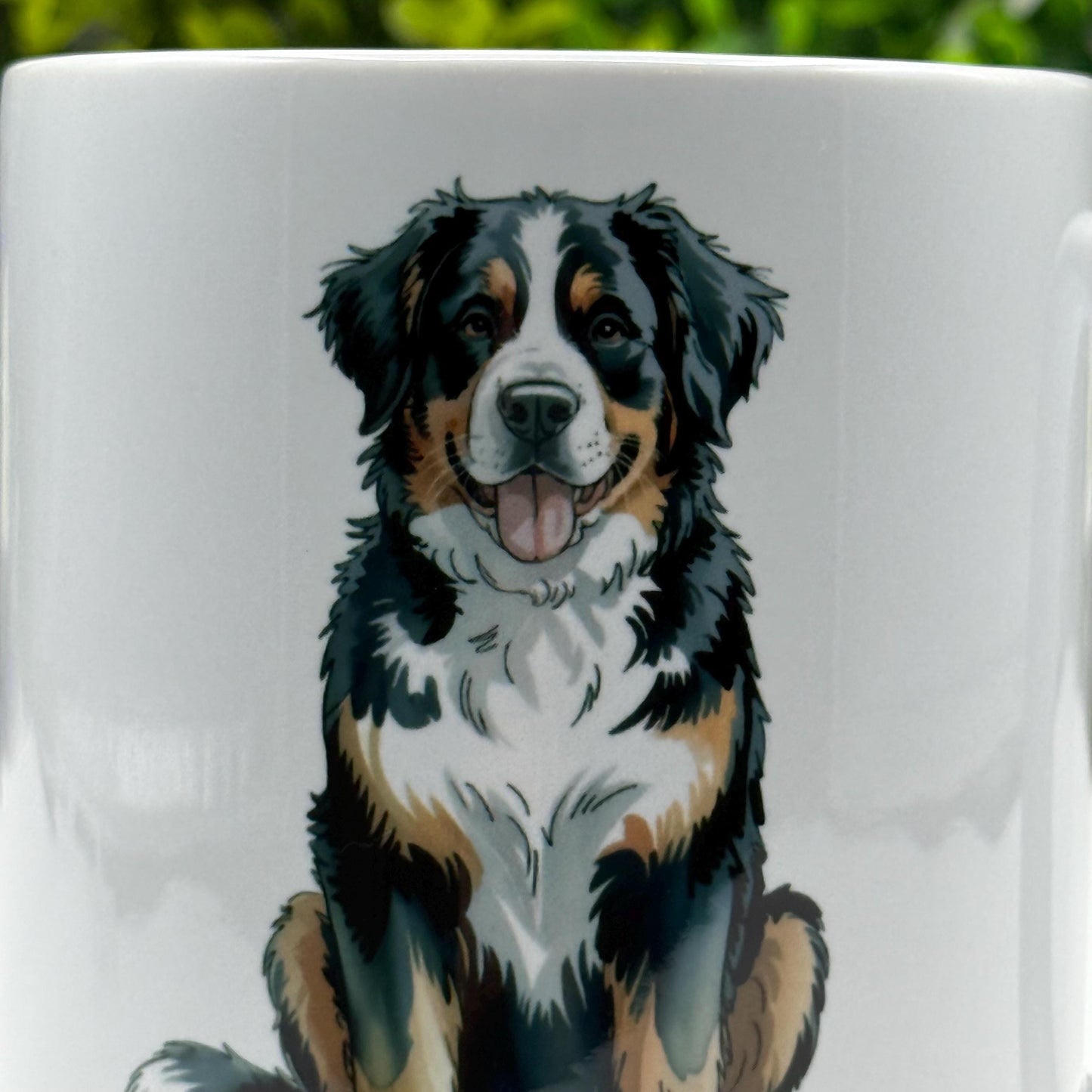 Bernese Mountain Dog Owner 11oz Ceramic Mug: Handmade Pet Lover Gift
