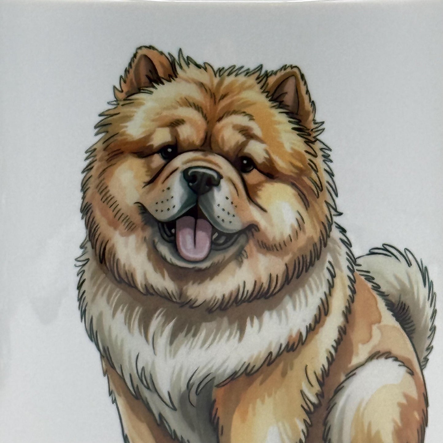 Chow Chow 11oz Ceramic Dog Mug: Unique Pet Lover Gift