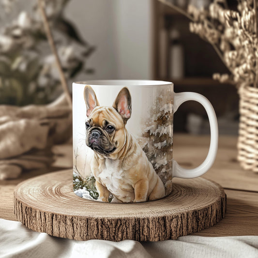 French Bulldog 11oz Ceramic Coffee Mug: Unique Dog Lover Gift