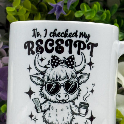 Highland Cow Sassy Humour 11oz Ceramic Mug