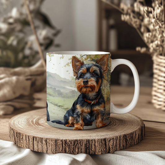 Yorkshire Terrier Landscape 11oz Ceramic Dog Mug