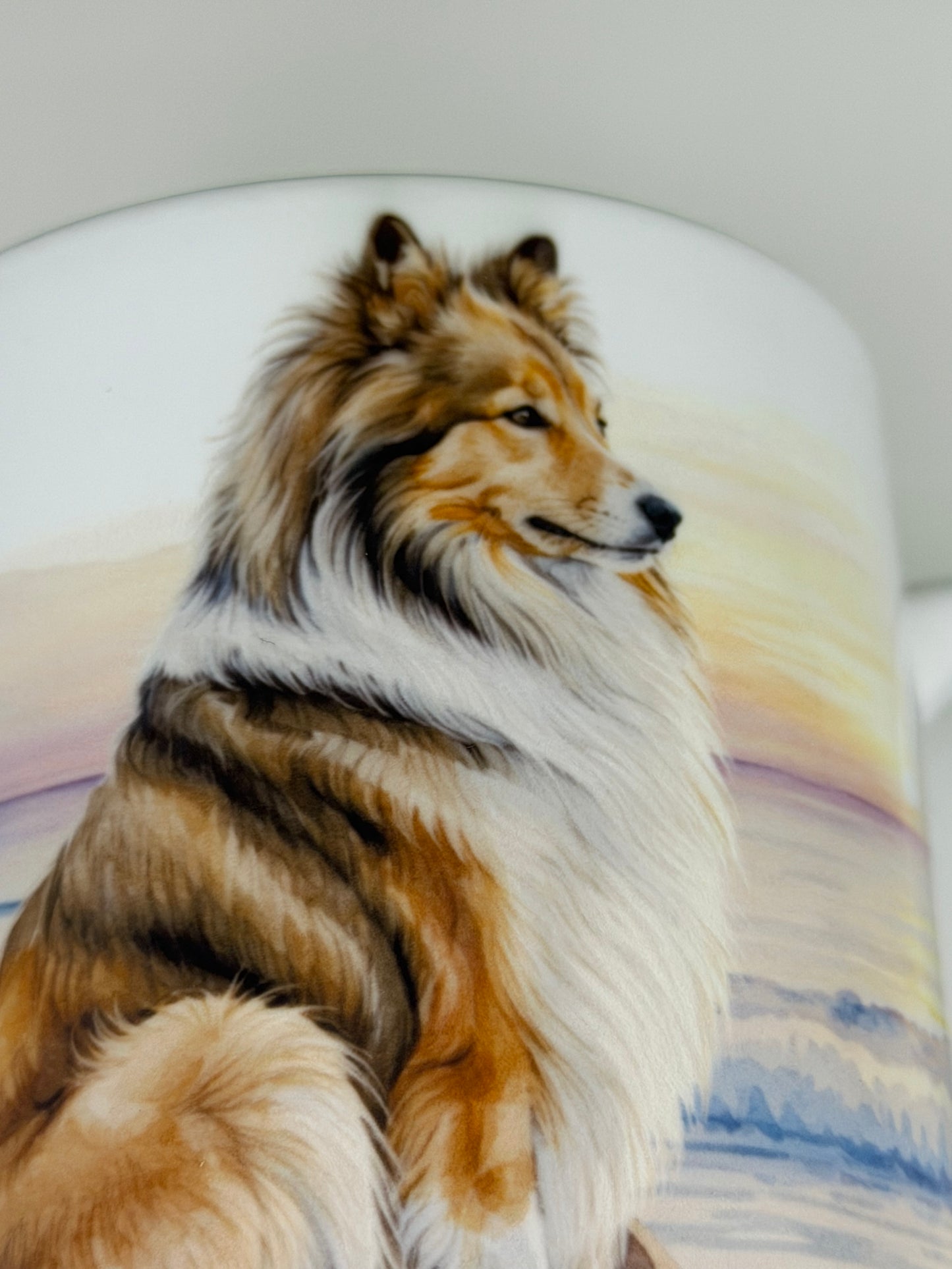 Shetland Sheepdog/Sheltie Mug: Handmade Ceramic Coffee Cup, Pet Lover Gift