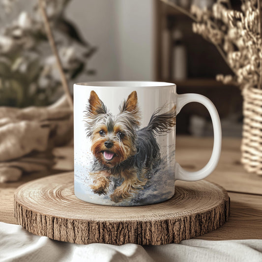 Yorkshire Terrier Ceramic Dog Mug - Handmade Pet Lover Gift
