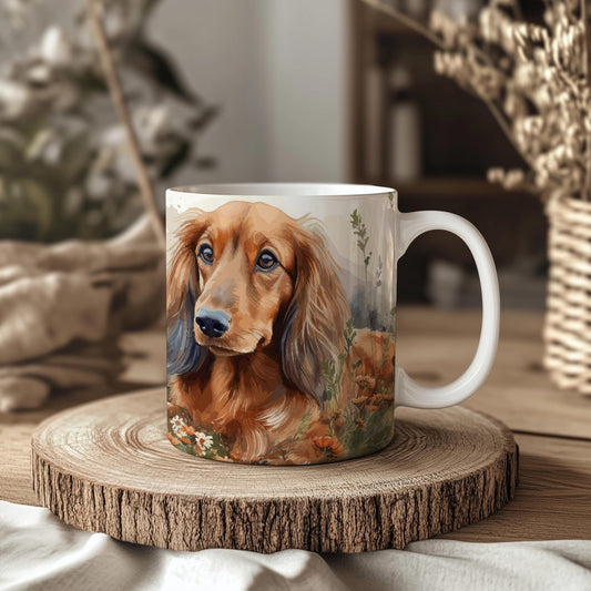 Dachshund 11oz Ceramic Dog Mug