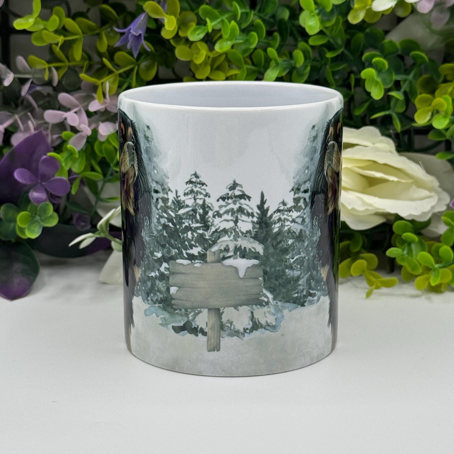 Cavalier King Charles Spaniel Black and Tan 11oz Mug: Handmade Dog Lover Gift