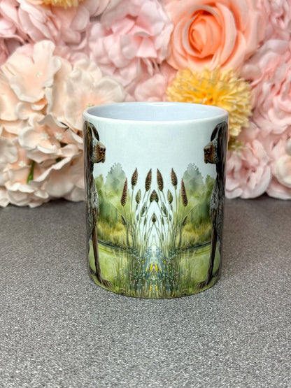 German Pointer Lake Ceramic 11oz Mug - Unique Dog Lover Gift