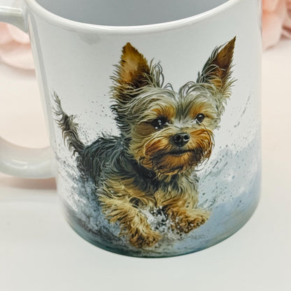 Yorkshire Terrier Ceramic Dog Mug - Handmade Pet Lover Gift