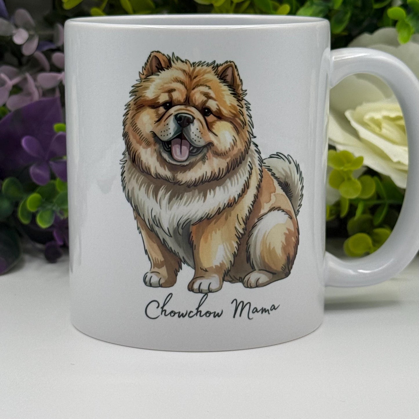Chow Chow 11oz Ceramic Dog Mug: Unique Pet Lover Gift