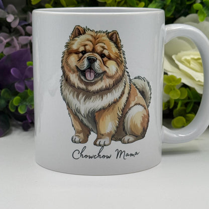 Chow Chow 11oz Ceramic Dog Mug: Unique Pet Lover Gift