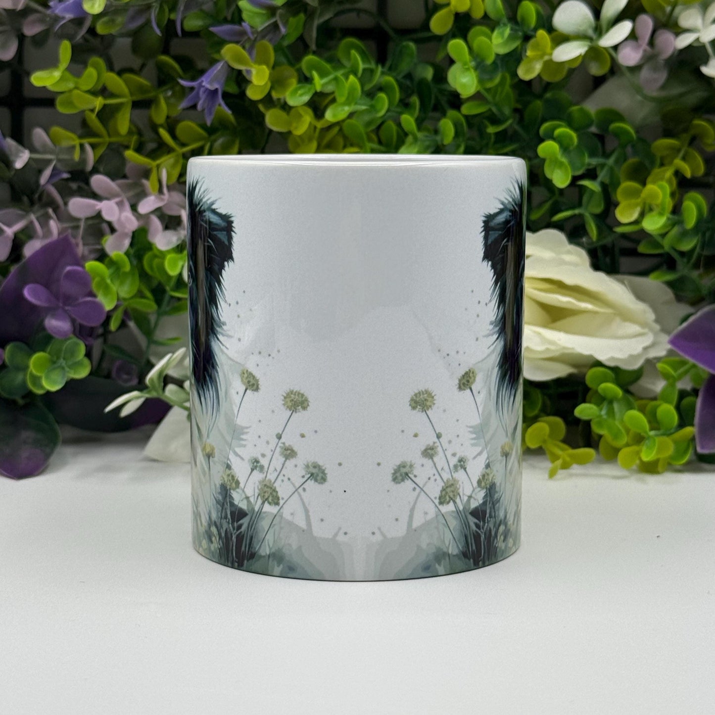 Border Collie Ceramic Dog Mug: Unique Pet Lover Gift