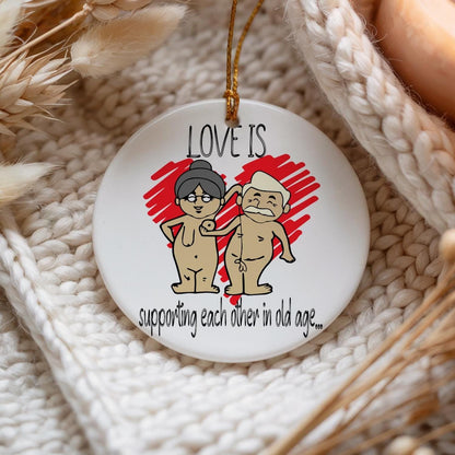 Couple Humour Ornament: Sentimental Keepsake Gift