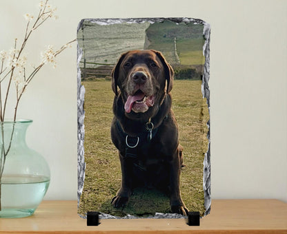 Custom Photo Slate 15cm x 20cm - Personalised Image
