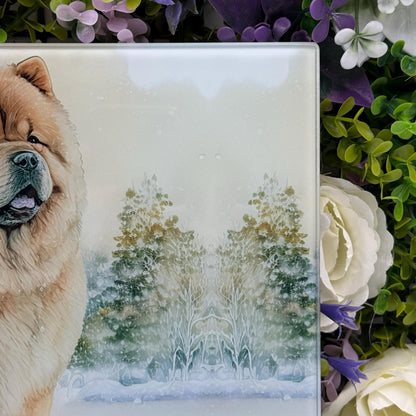 Chow Chow 8inch x 11inch Glass Chopping Board