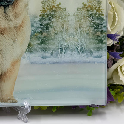 Chow Chow 8inch x 11inch Glass Chopping Board
