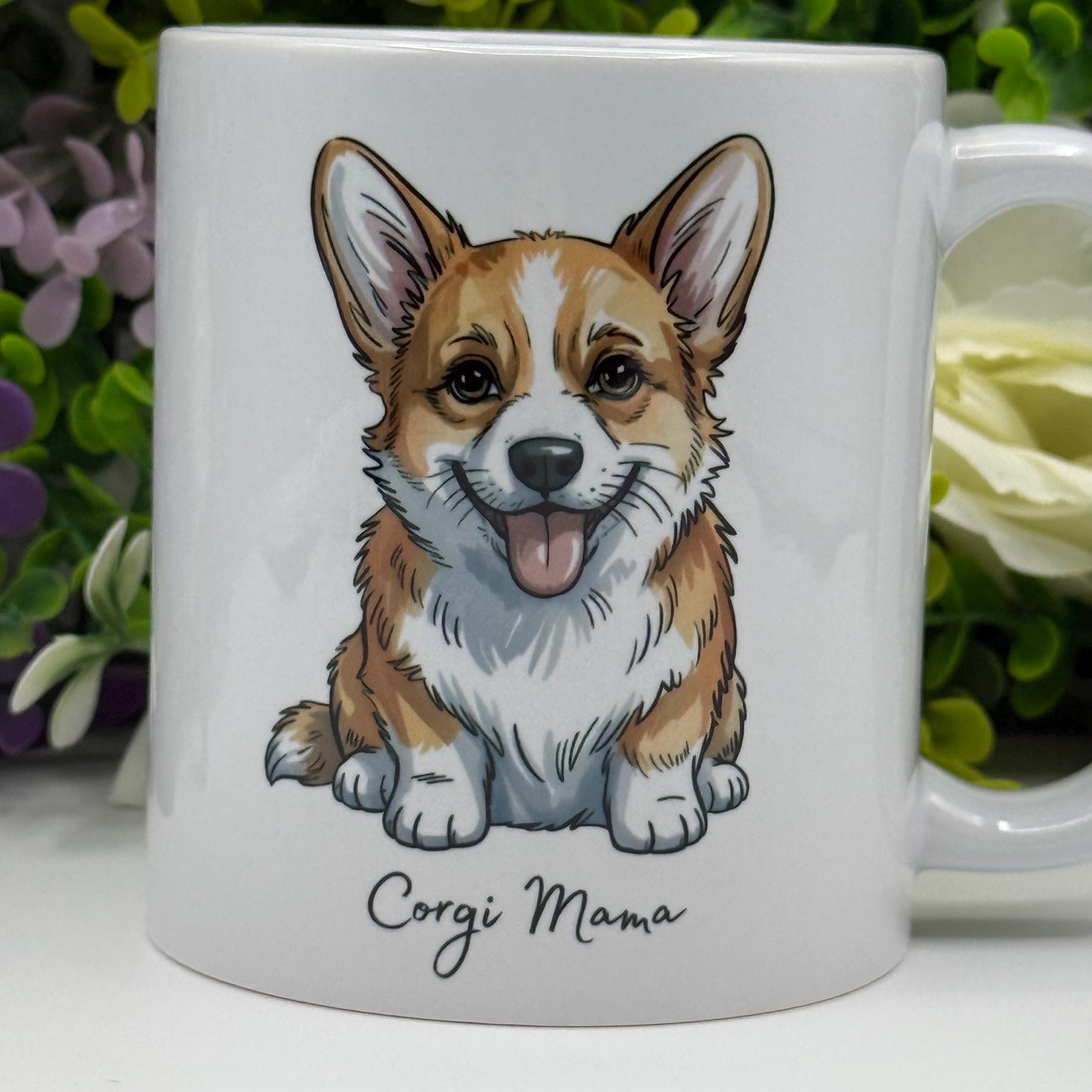 Corgi Ceramic 11oz Mug: Handmade Dog Lover Gift