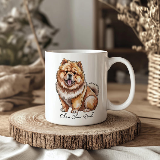 Chow Chow 11oz Ceramic Dog Mug: Unique Pet Lover Gift