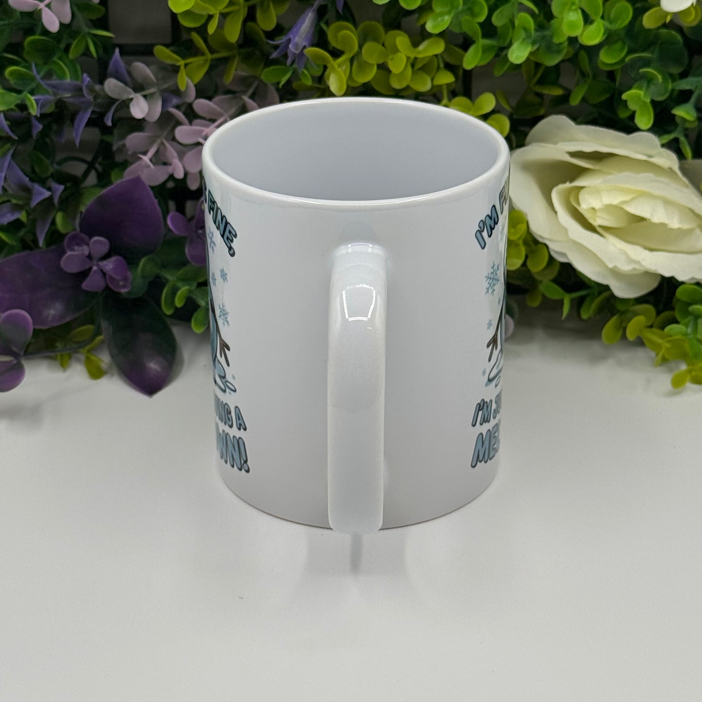 Snowman Melt Down 11oz Ceramic Mug