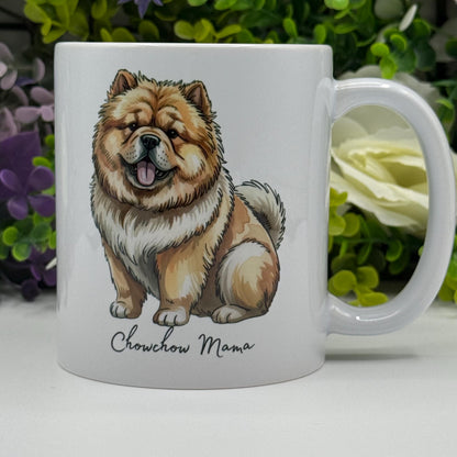 Chow Chow 11oz Ceramic Dog Mug: Unique Pet Lover Gift