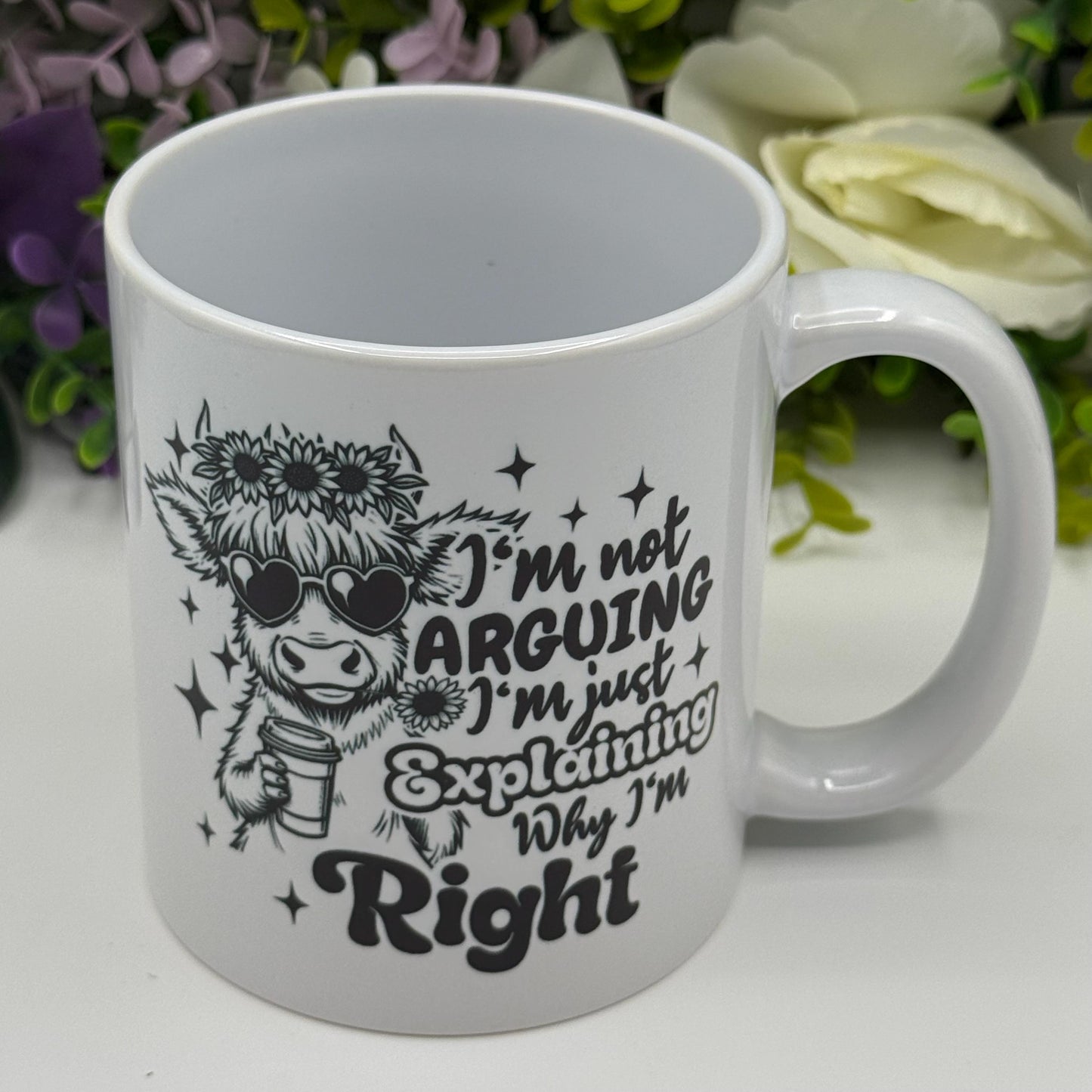 Highland Cow Sassy Humour 11oz Ceramic Mug