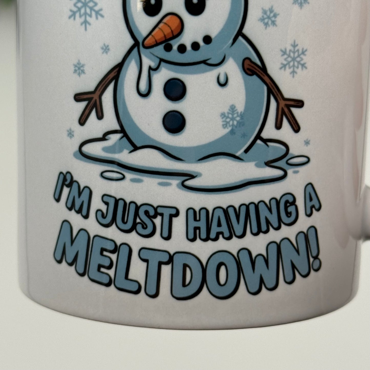 Snowman Melt Down 11oz Ceramic Mug