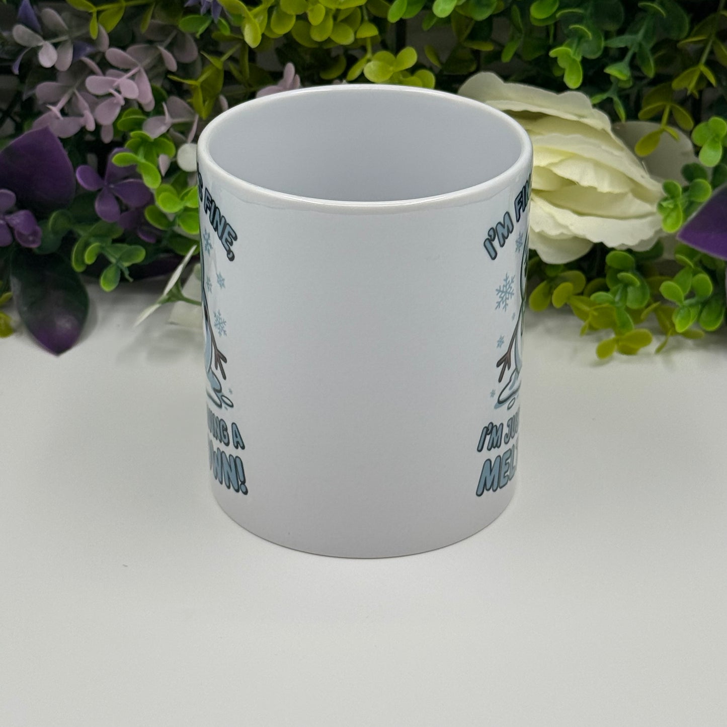 Snowman Melt Down 11oz Ceramic Mug