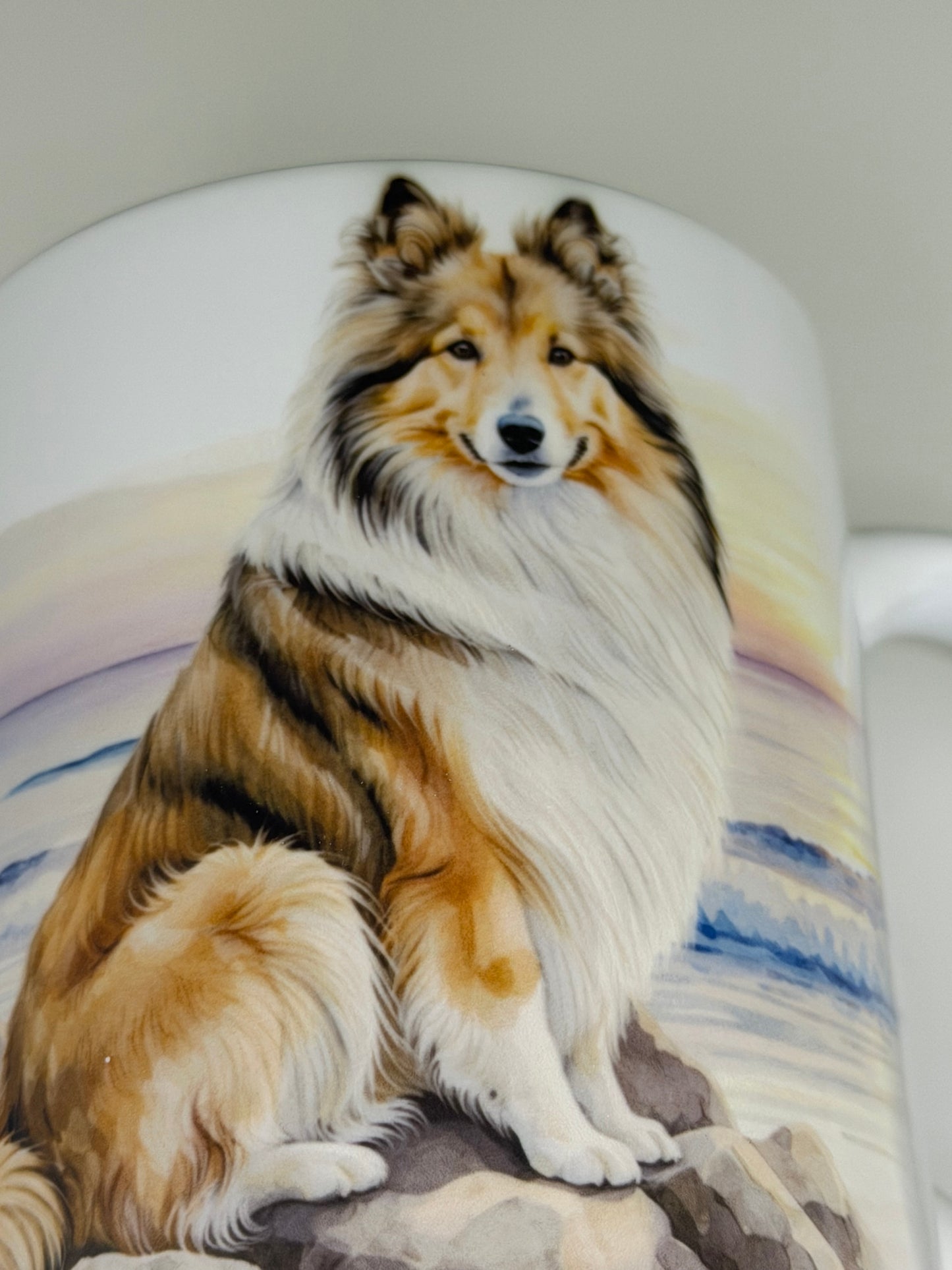 Shetland Sheepdog/Sheltie Mug: Handmade Ceramic Coffee Cup, Pet Lover Gift