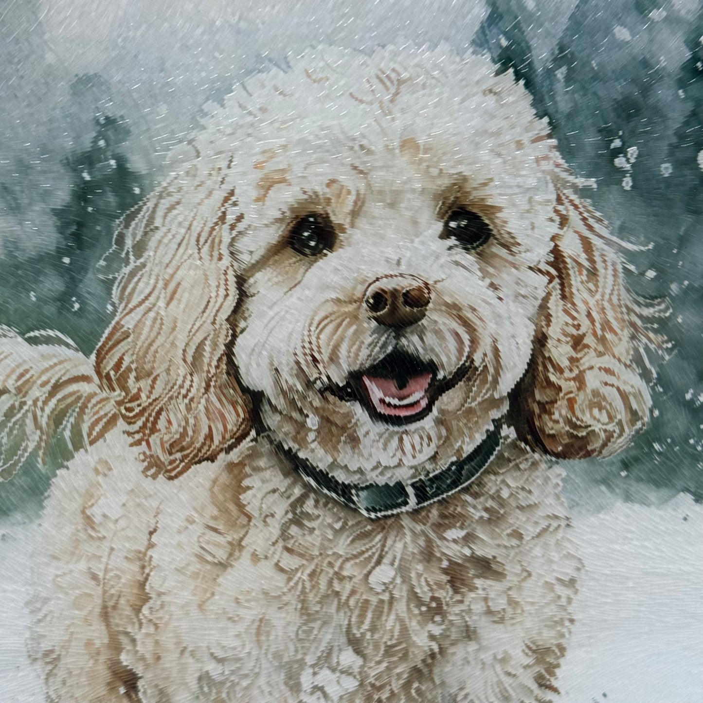 Cavachon 8inch x 11inch Glass Chopping Board