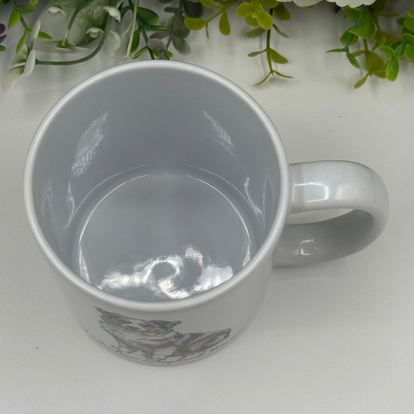 Australian Shepherd Dog Ceramic 11oz Mug: Handmade Dog Lover Gift