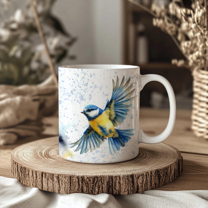 Blue Tit Bird 11oz Ceramic Coffee Mug