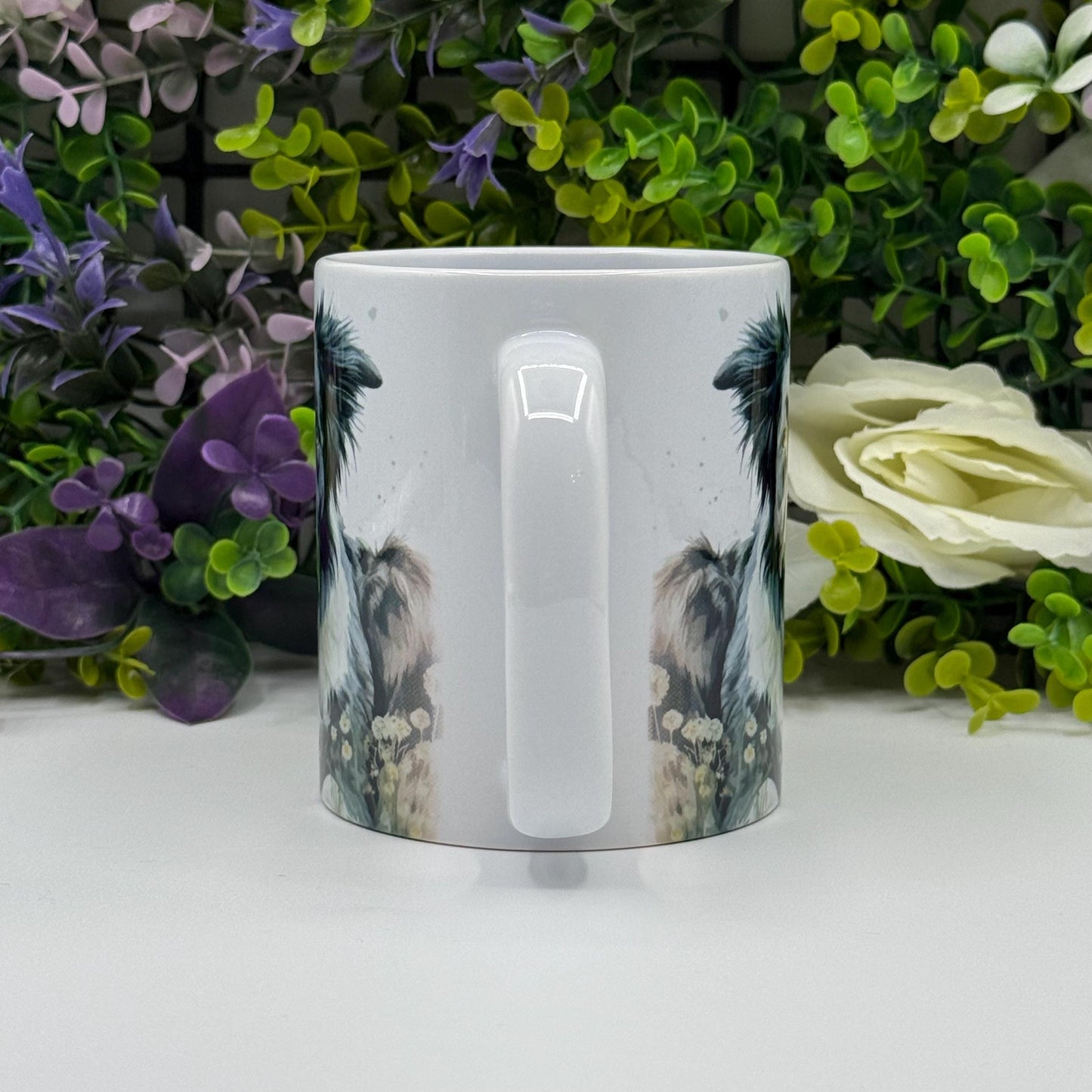 Border Collie Ceramic Dog Mug: Unique Pet Lover Gift