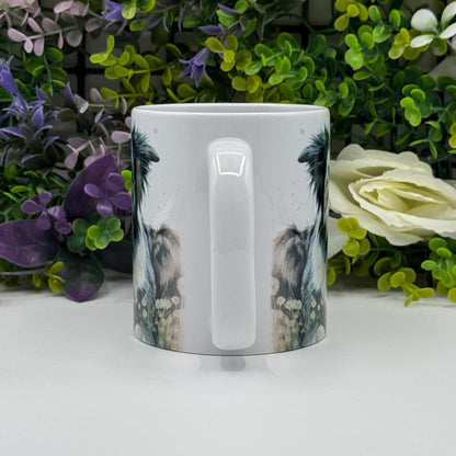Border Collie Ceramic Dog Mug: Unique Pet Lover Gift