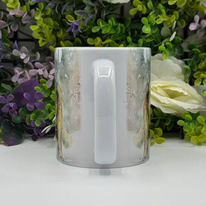 Leonberger Winter Snowy Forest 11oz Ceramic Dog Mug