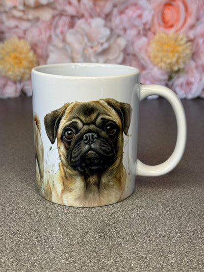 Pug 11oz Ceramic Dog Mug