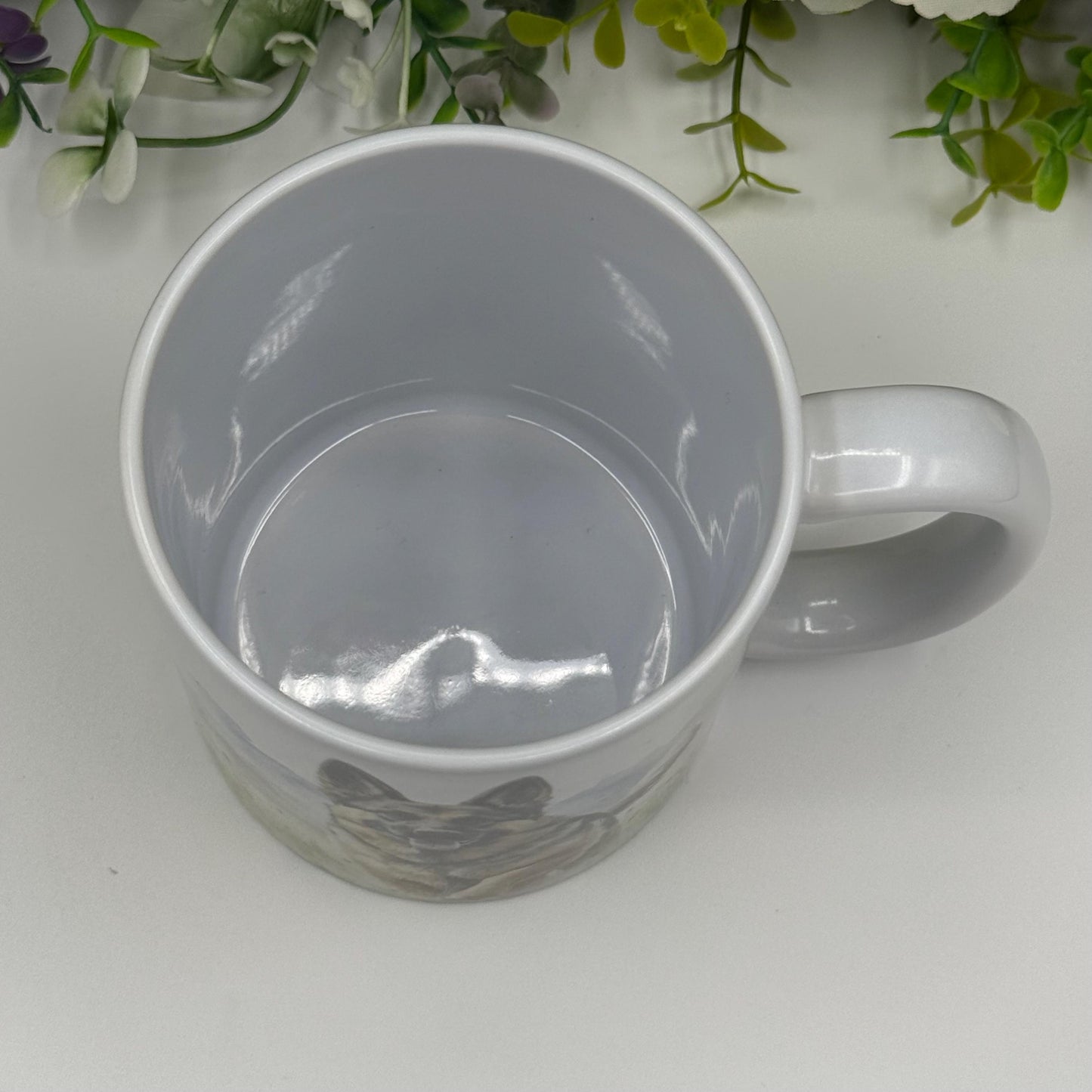 German Shepherd Wildflower Field 11oz Ceramic Dog Mug