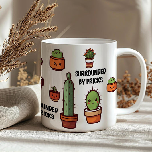 Cactus Humour 11oz Ceramic Coffee Mug