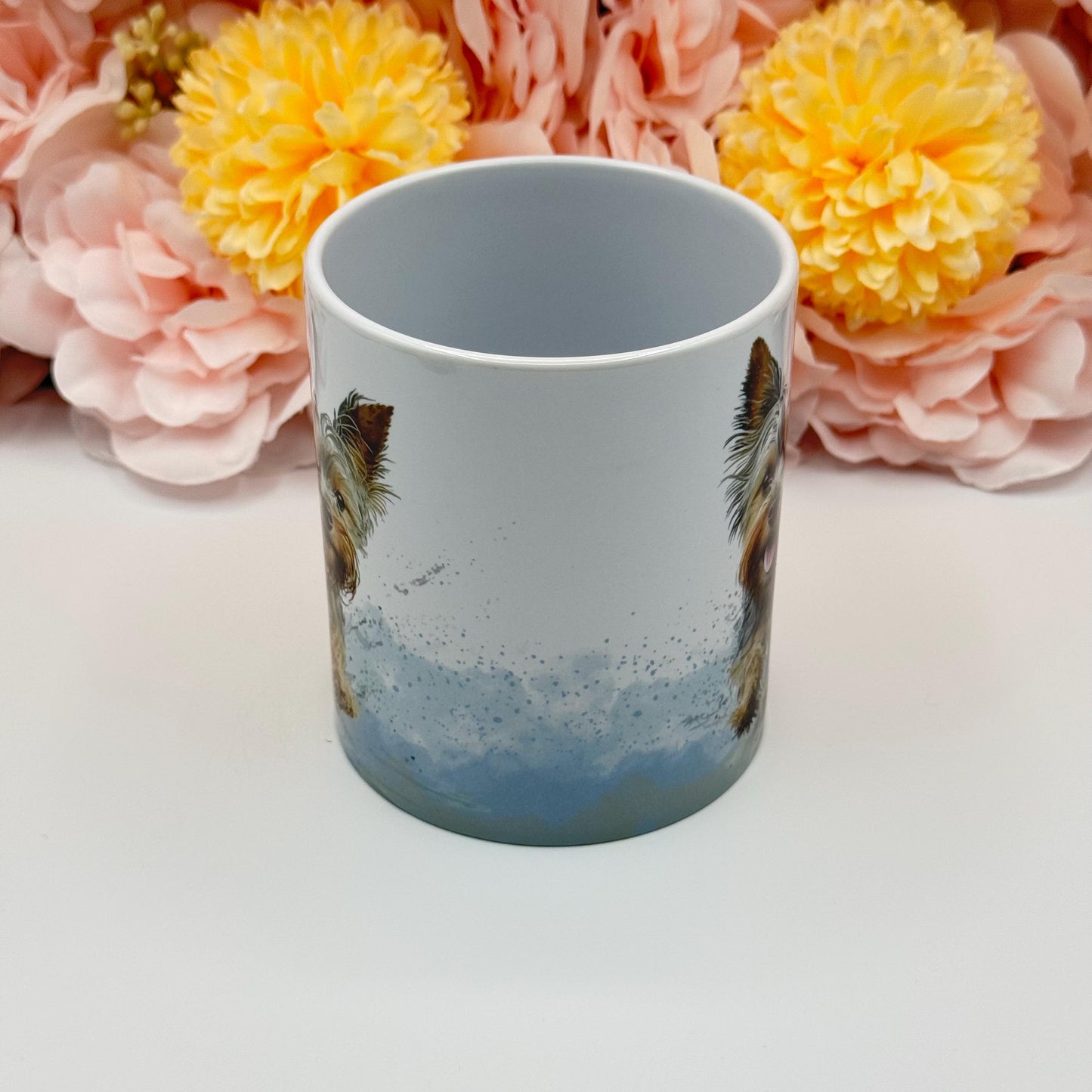 Yorkshire Terrier Ceramic Dog Mug - Handmade Pet Lover Gift