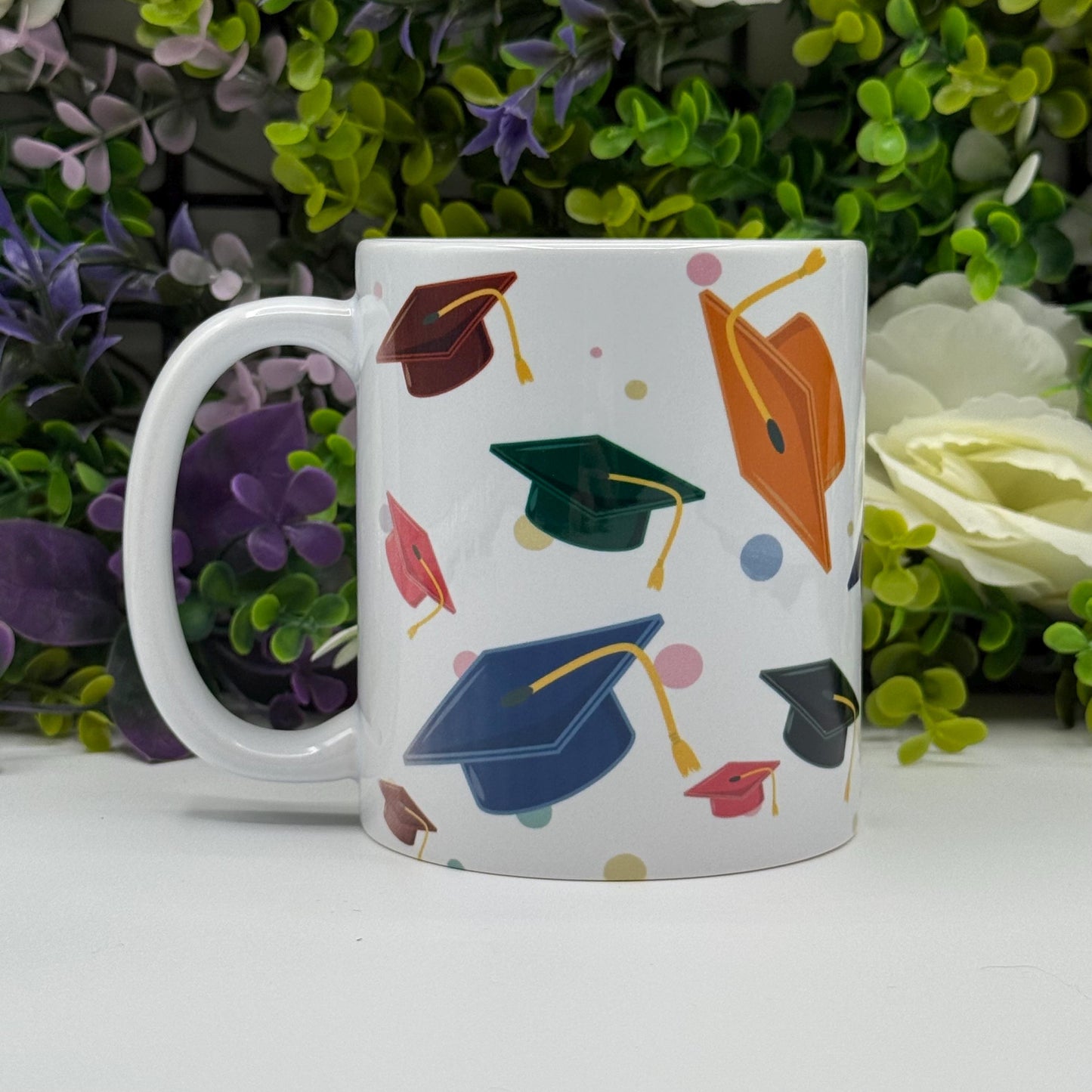 Graduation Caps Colourful 11oz Ceramic Mug