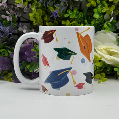 Graduation Caps Colourful 11oz Ceramic Mug