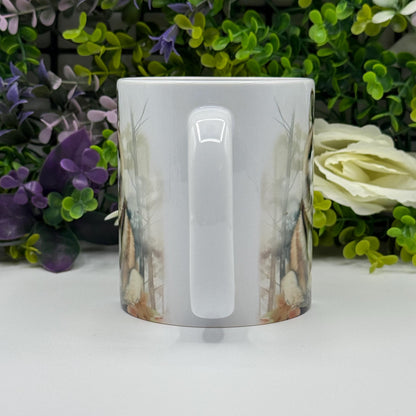 Husky Ceramic 11oz Dog Mug: Handmade Coffee Gift for Pet Lovers