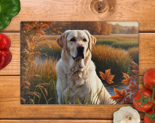 Labrador Lake Glass Chopping Board - Worktop Saver