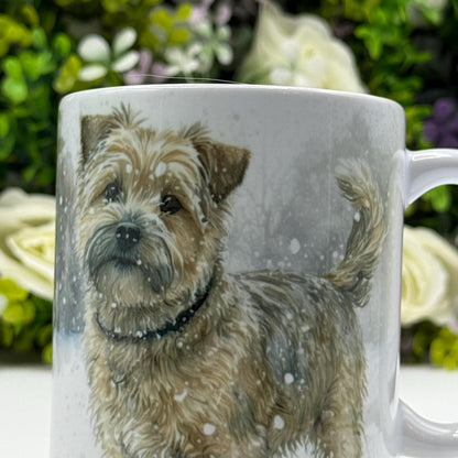 Norfolk Terrier Winter Snow 11oz Ceramic Mug