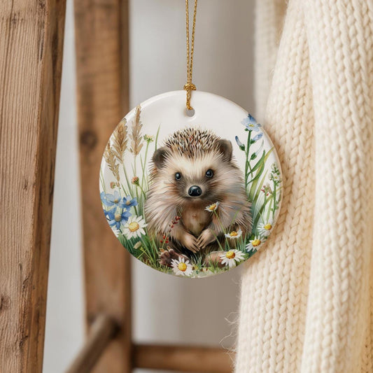 Hedgehog Ceramic Ornament: Sentimental Keepsake Gift