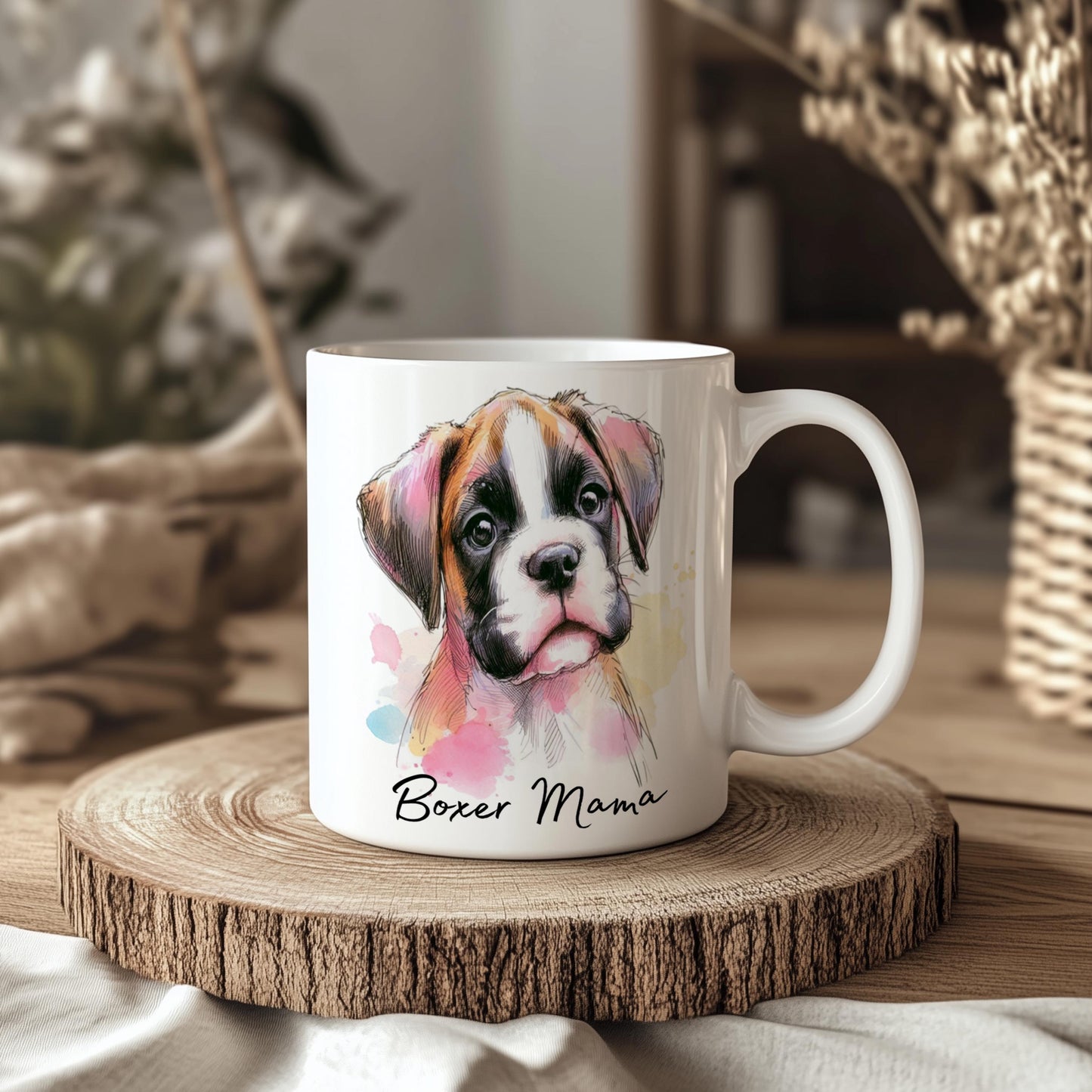 Boxer Dog 11oz Ceramic Mug