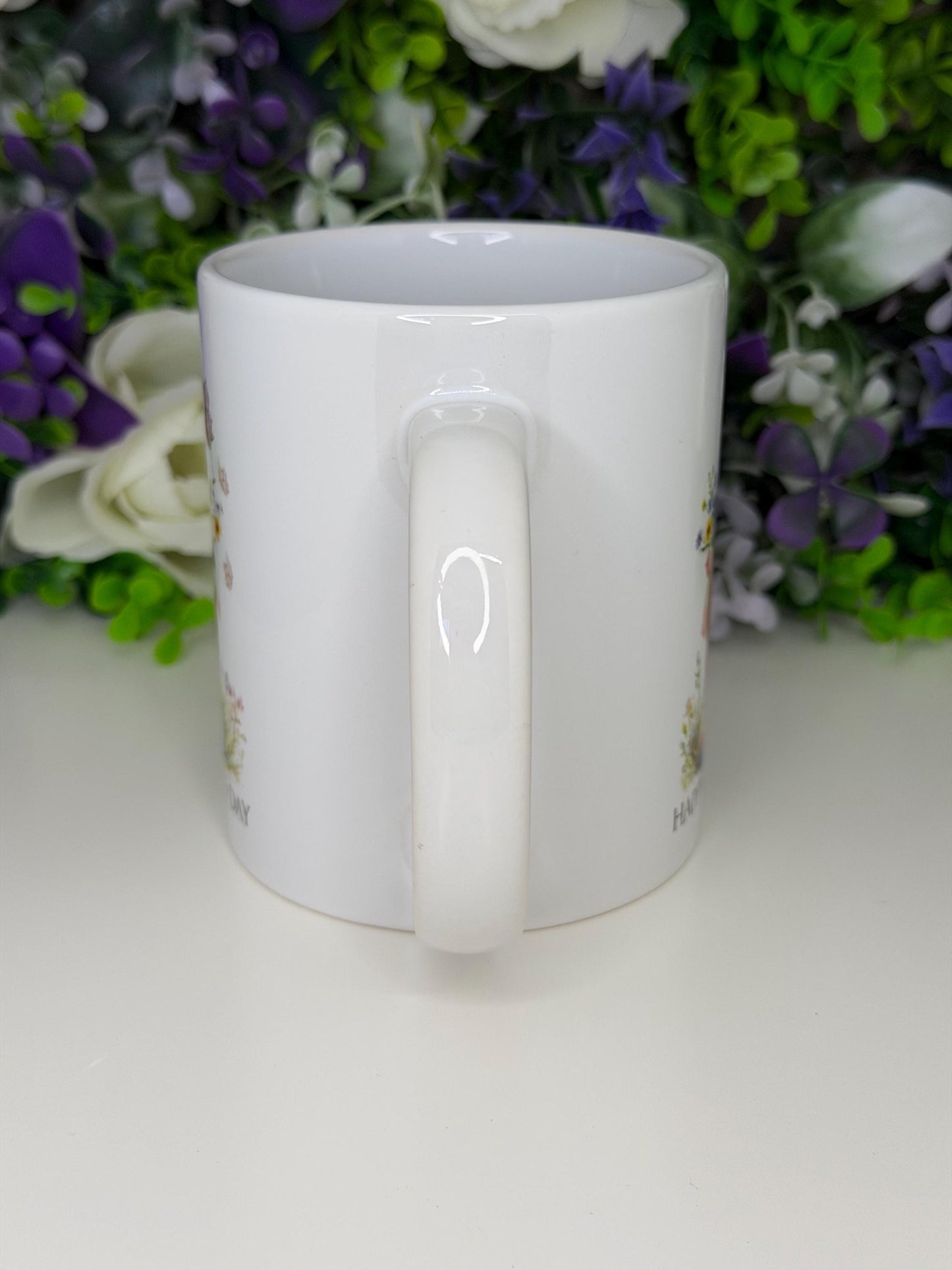 Mother's Day Floral Wellies 11oz Mug