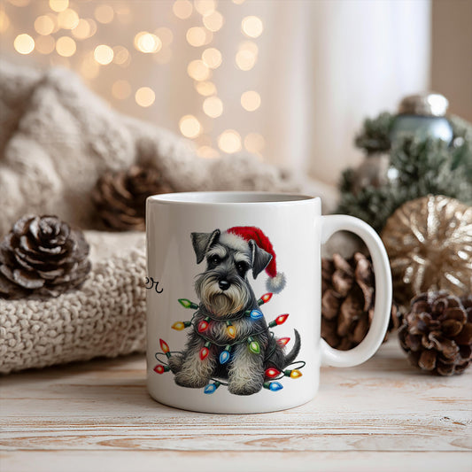 Schnauzer Mama Christmas 11oz Ceramic Mug