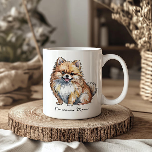 Pomeranian 11oz Ceramic Dog Mug