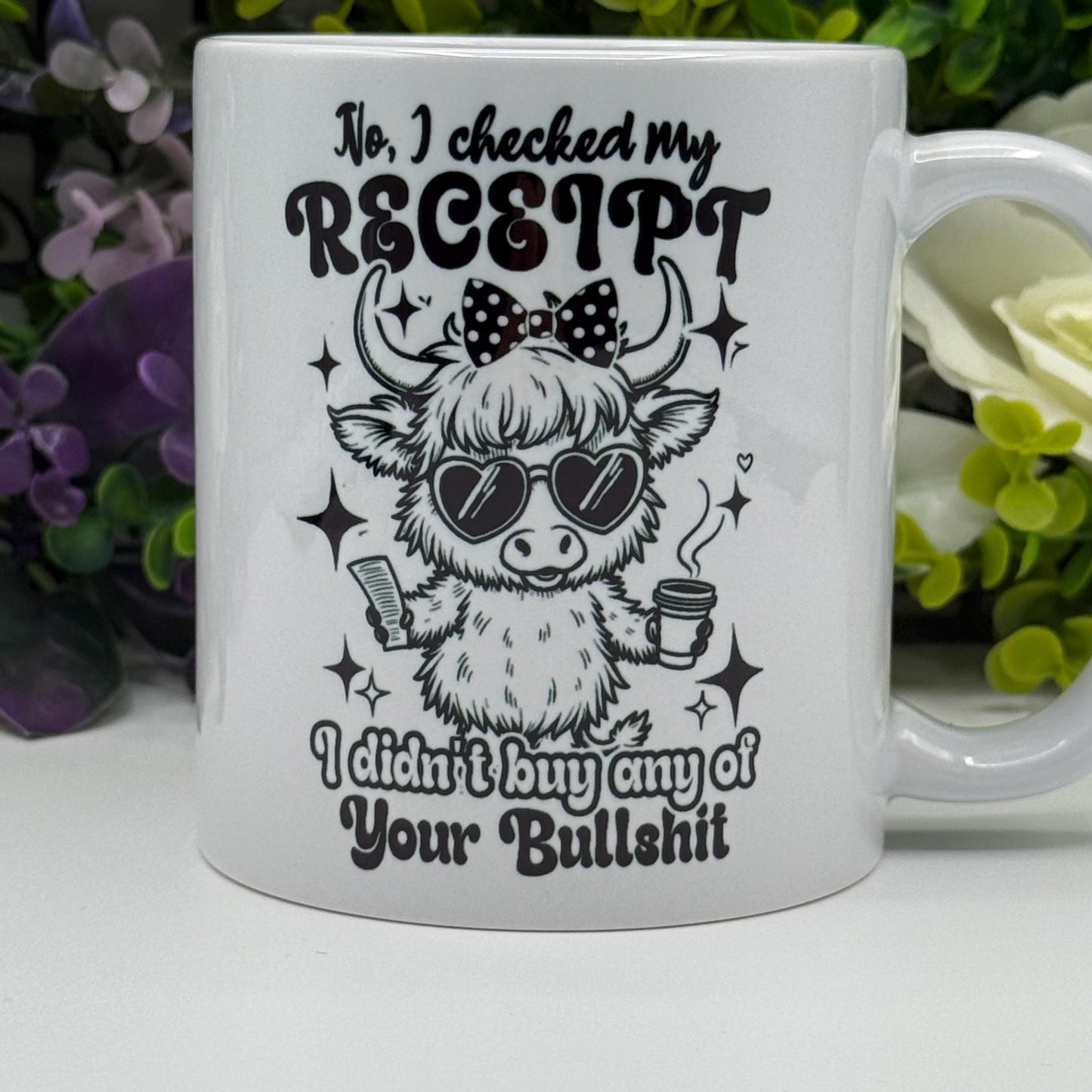 Highland Cow Sassy Humour 11oz Ceramic Mug
